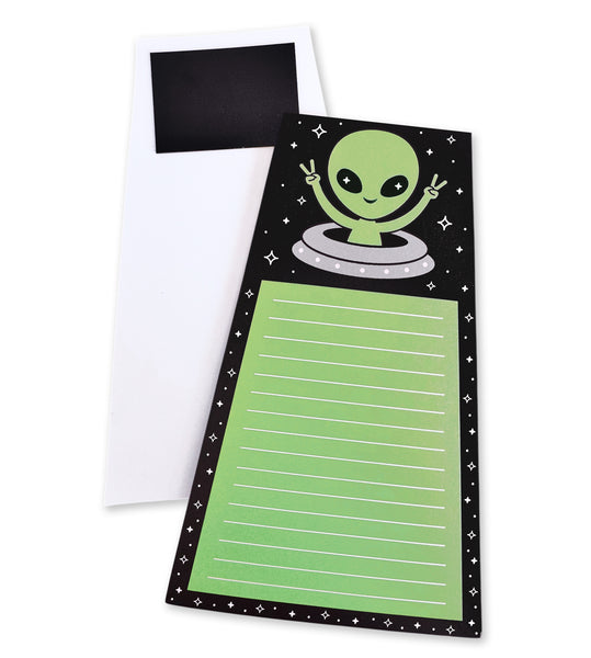 Die Cut Alien Magnetic Note Pad