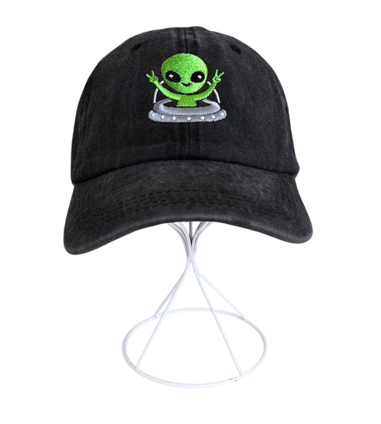 Peace Out Alien Cap - Adjustable Dad Hat