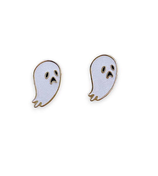 Spooky Ghost Stud Earrings