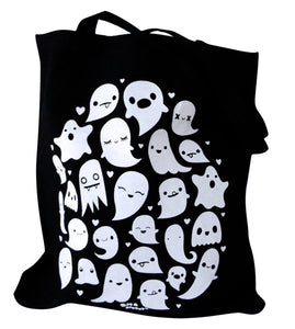 Kawaii Ghost Tote Bag