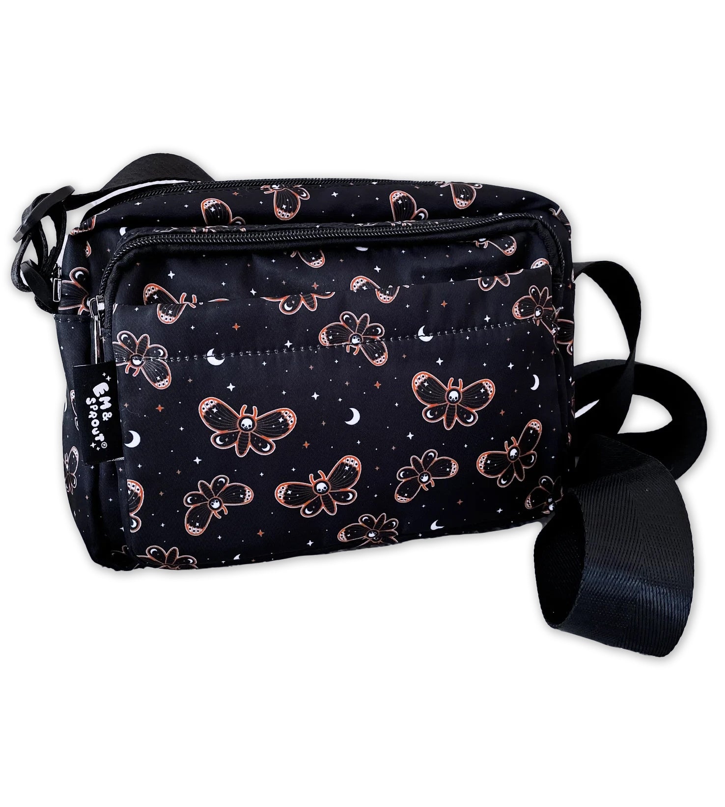 Death's Head Moth Crossbody Bag