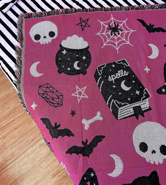 Witchy Magic Woven Blanket