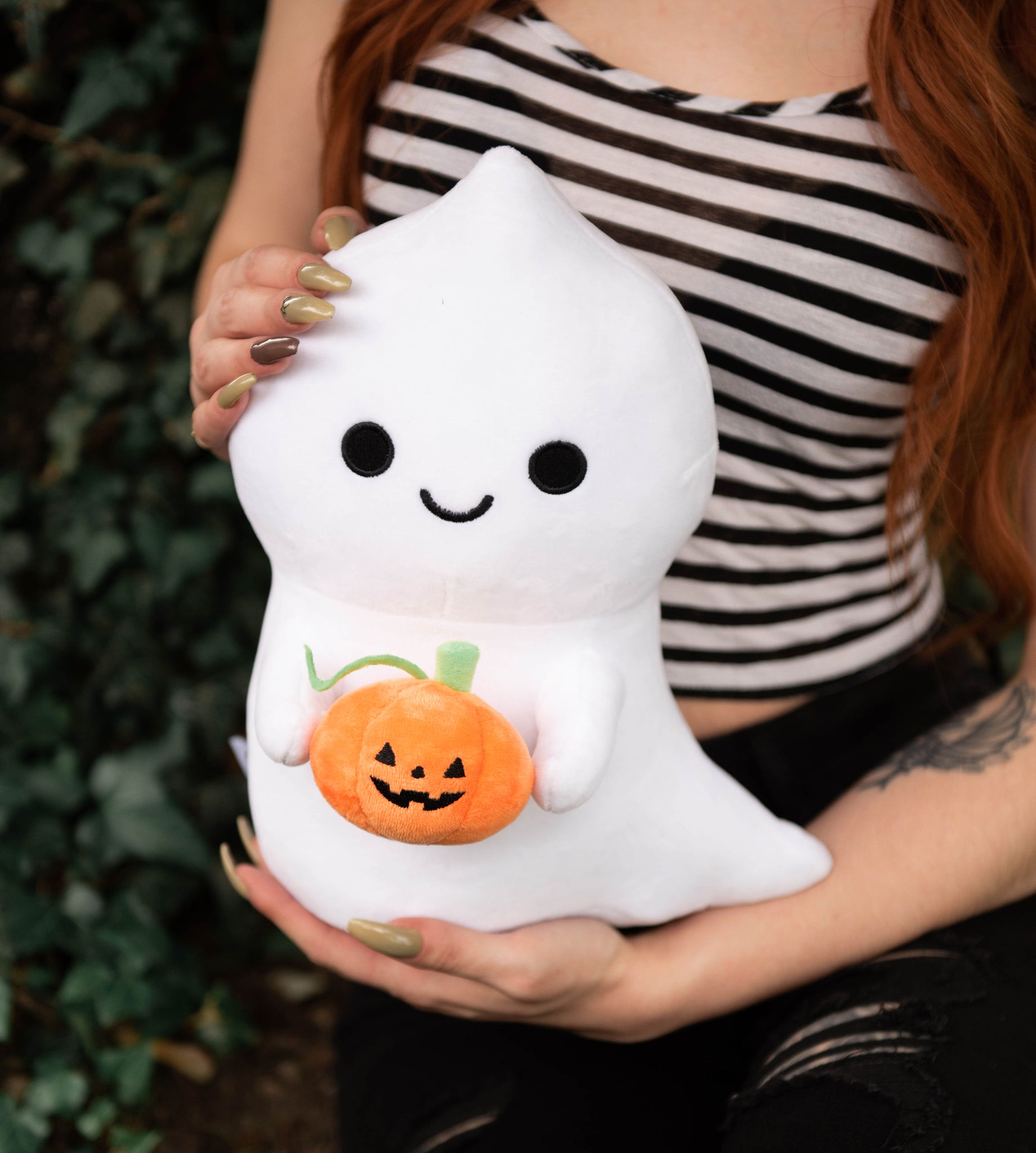 Pumpkin Ghost Plush – Em & Sprout