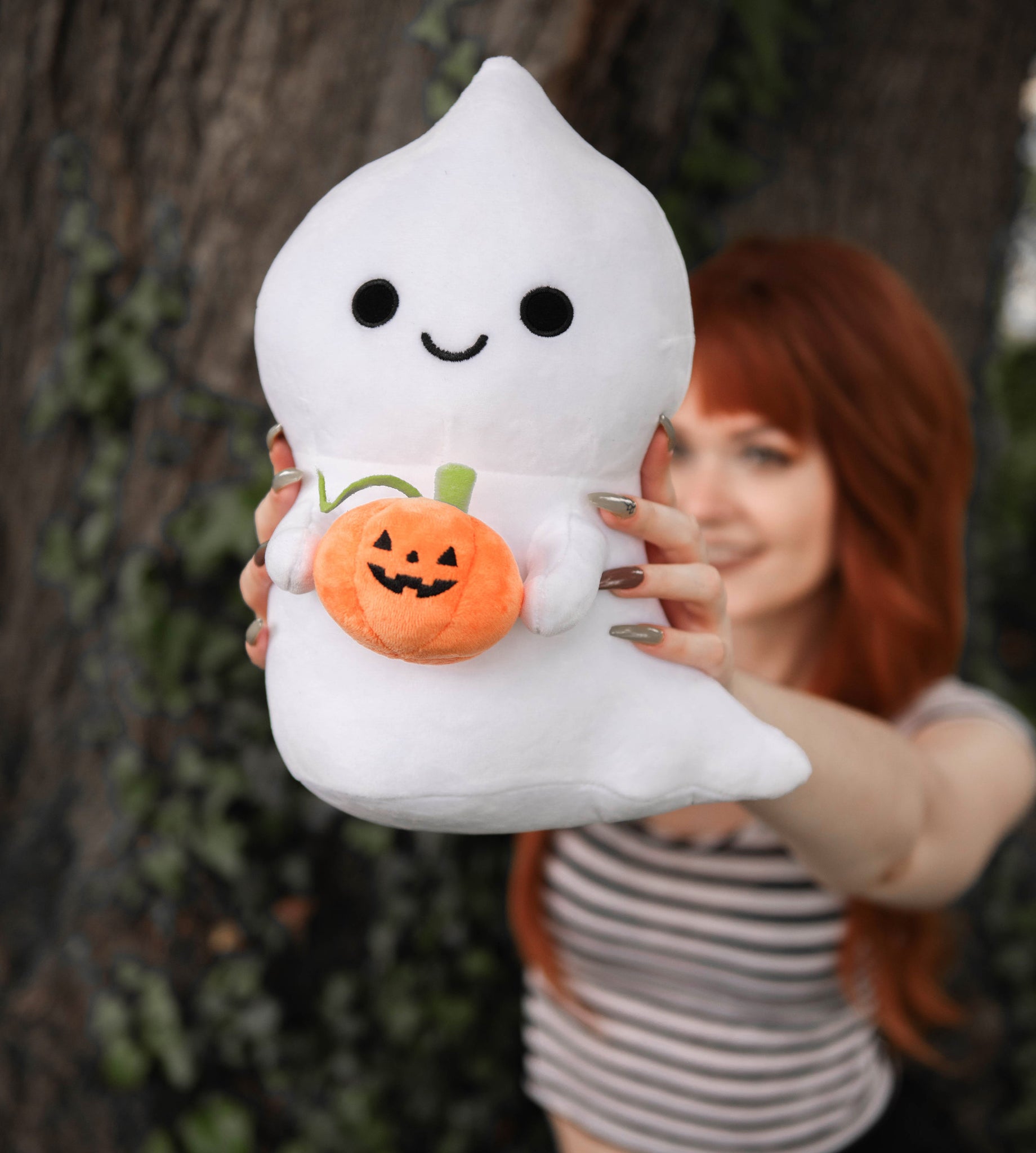 Pumpkin Ghost Plush – Em & Sprout