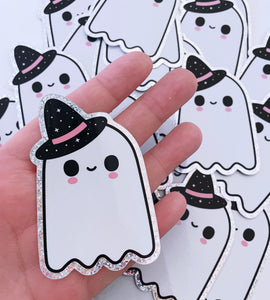 Ghost Glitter Sticker