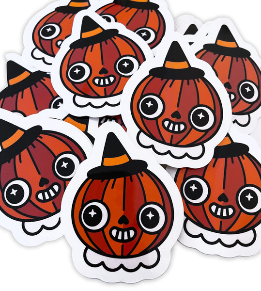 Pumpkin Person Sticker