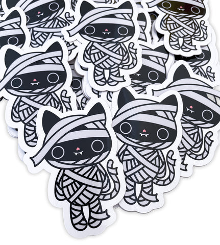 Mummy Cat Sticker