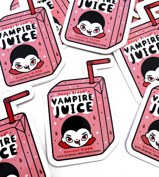 Vampire Juice Sticker