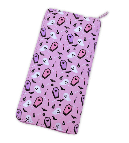 Ghosts & Coffins Pastel Wallet