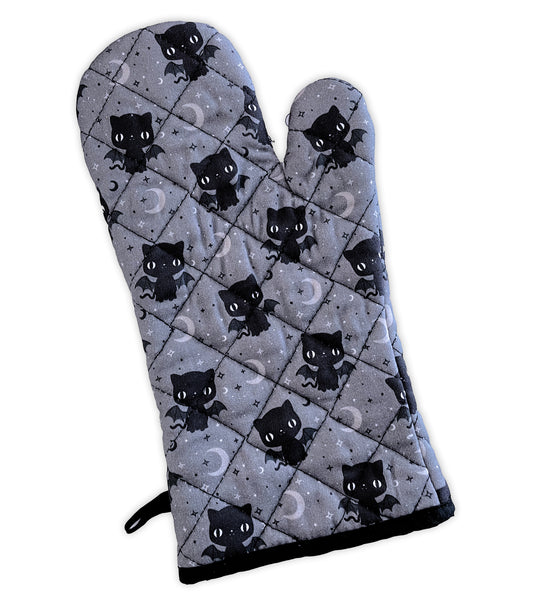 Bat Cat Oven Mitt