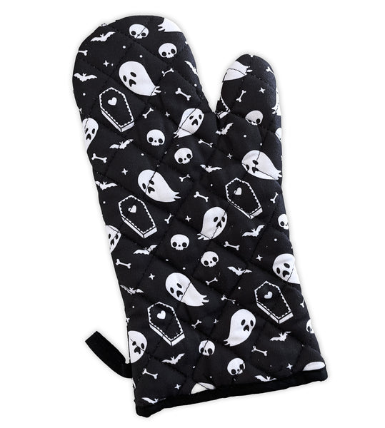Ghosts & Coffins Oven Mitt