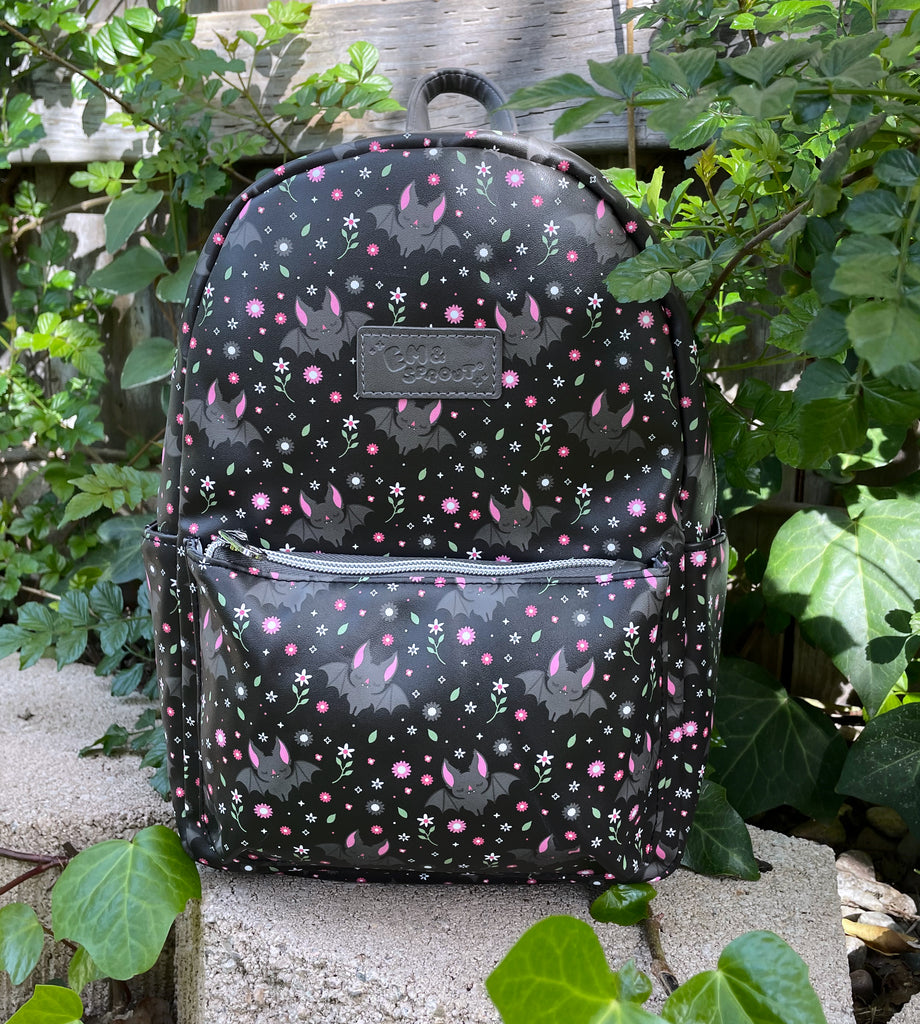 Floral Bats Mini Backpack – Em & Sprout