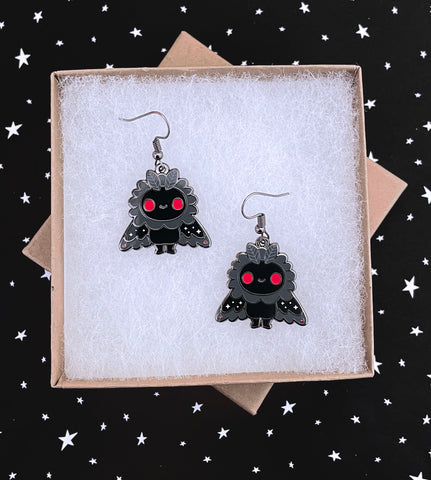 Mothman Earrings