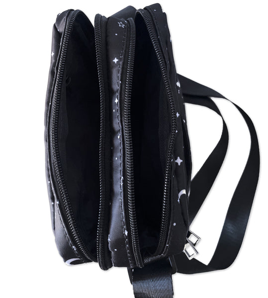 Celestial Crossbody Zipper Bag