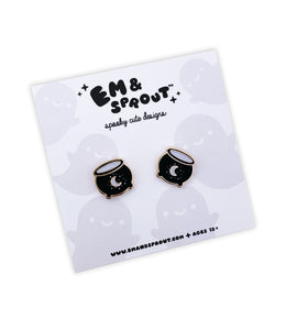 Cauldron Stud Earrings