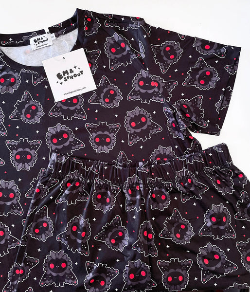 Mothman Pajama Set - Shorts and a shirt