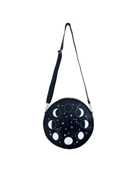 Moon Phases Convertible Crossbody Bag and Backpack