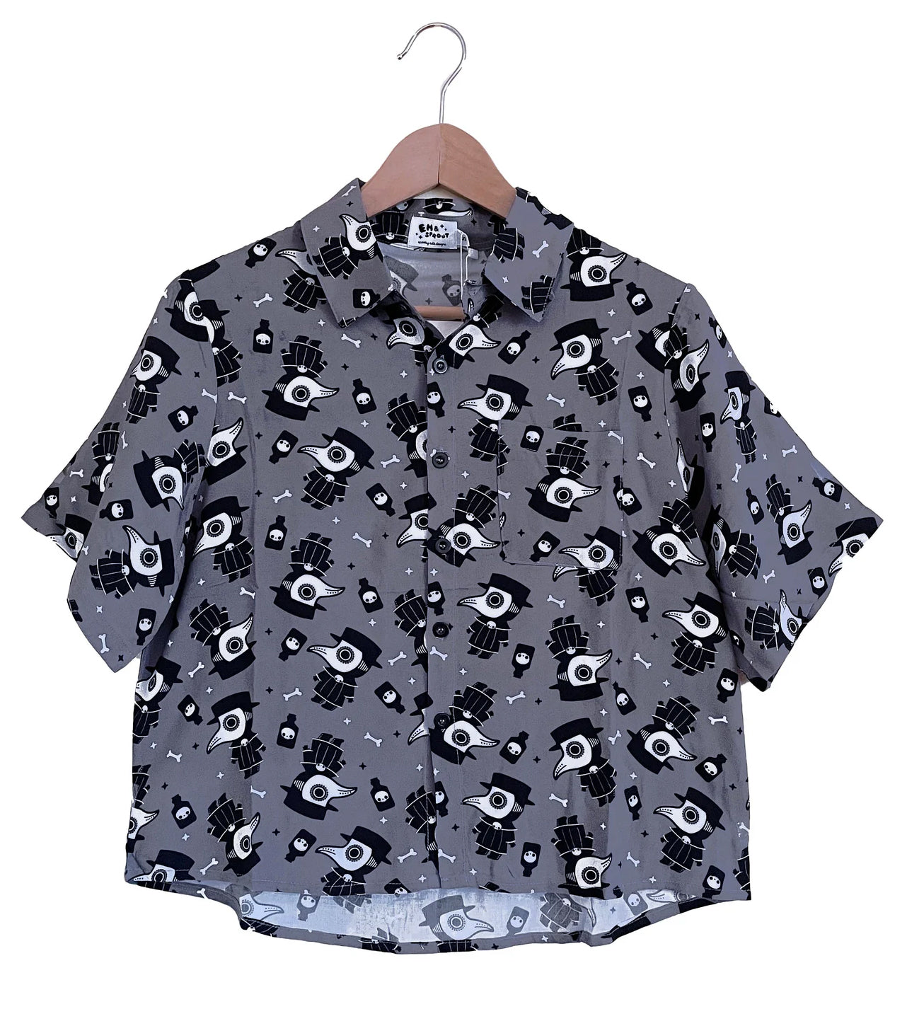 Plague Doctor Ladies Button Down
