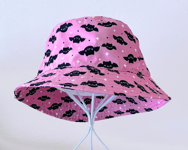 Pink Bats Bucket Hat