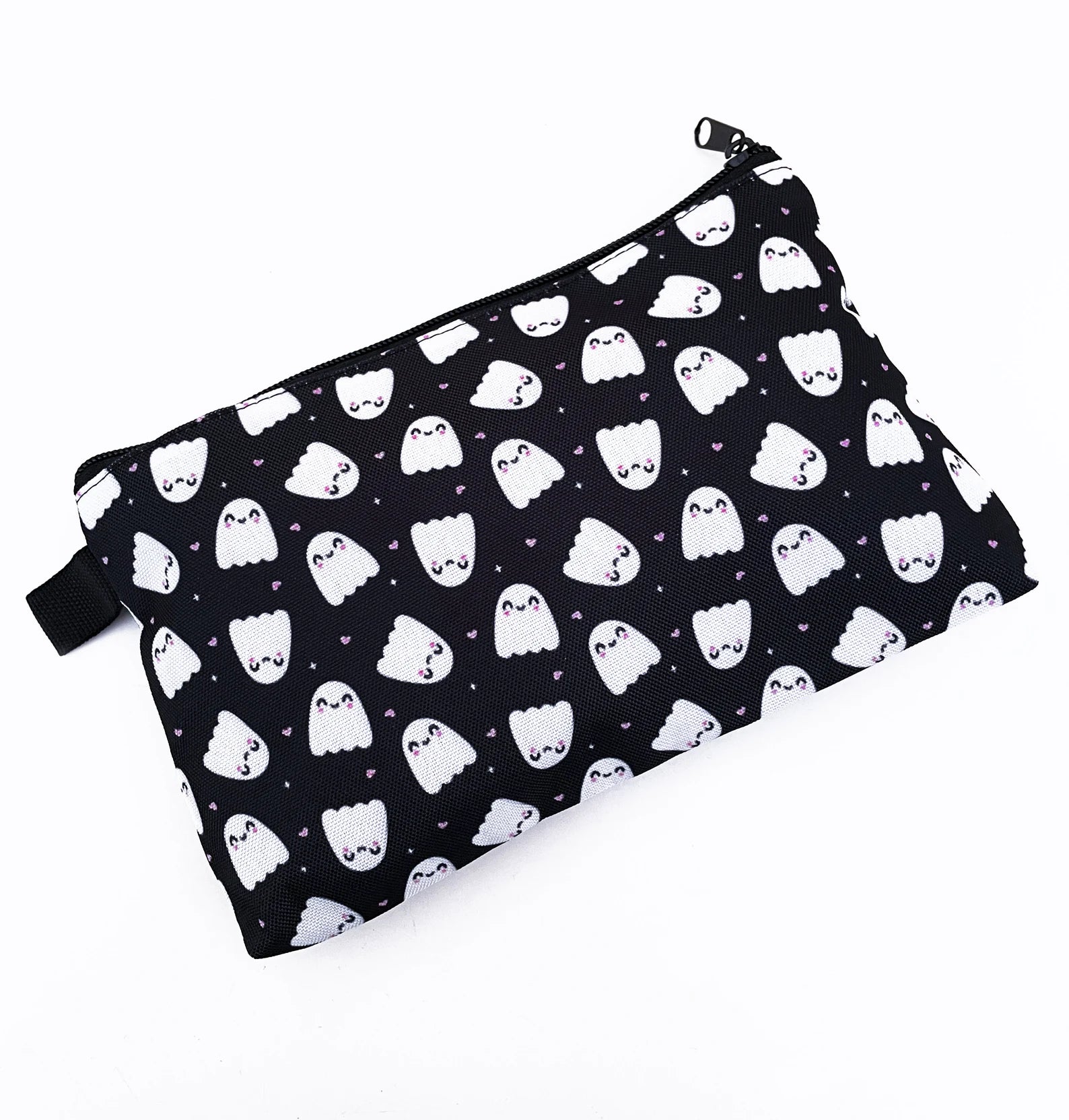 Happy Ghost Makeup Bag or Anything Pouch