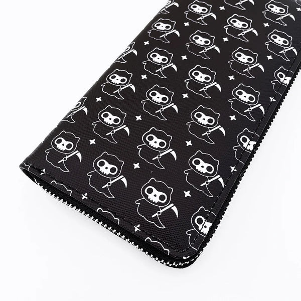 Grim Reaper Cat Wallet